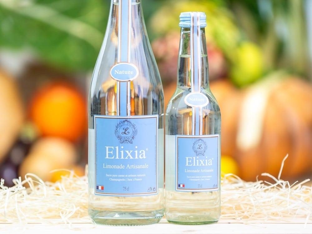 Bouteilles de limonade artisanale Elixia